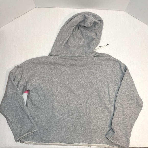 BNWT Betsey Johnson raw hem stylish flare sleeve hoodie size small PRICE FIRM - Picture 8 of 13